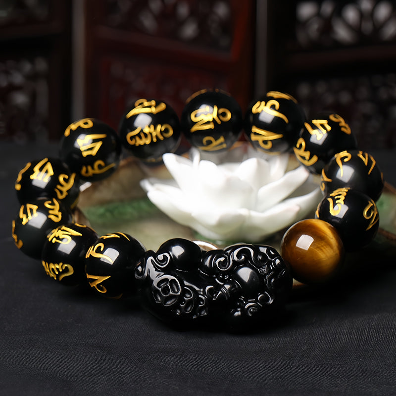 Crystal Black Obsidian Healing Bracelet