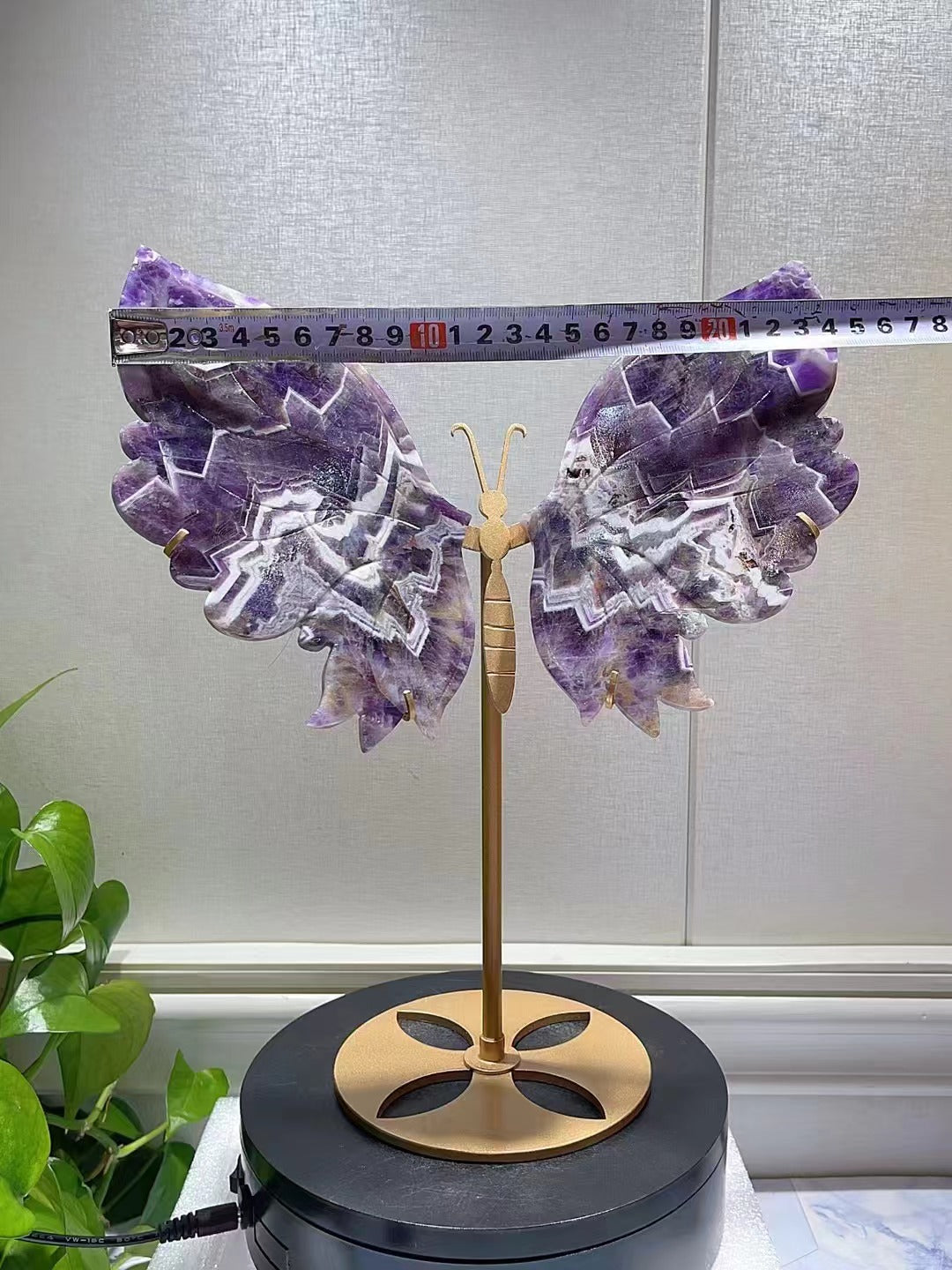 Natural Amethyst Butterfly Wings Carved Crystal,Crystal Healing Butterfly