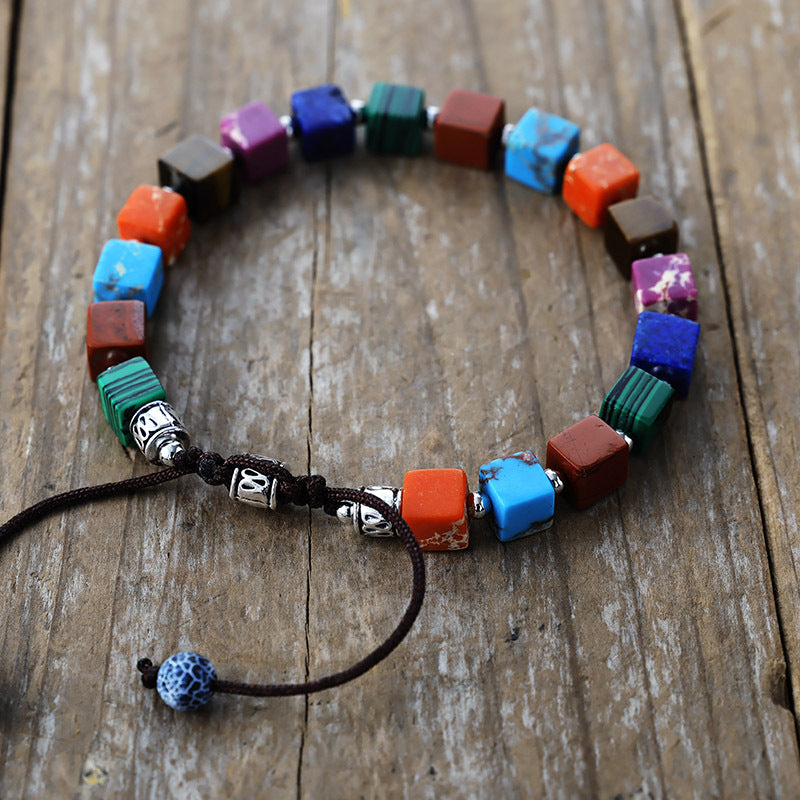 Authentic 7 Chakra Gemstone Bracelet For Energy Alignment