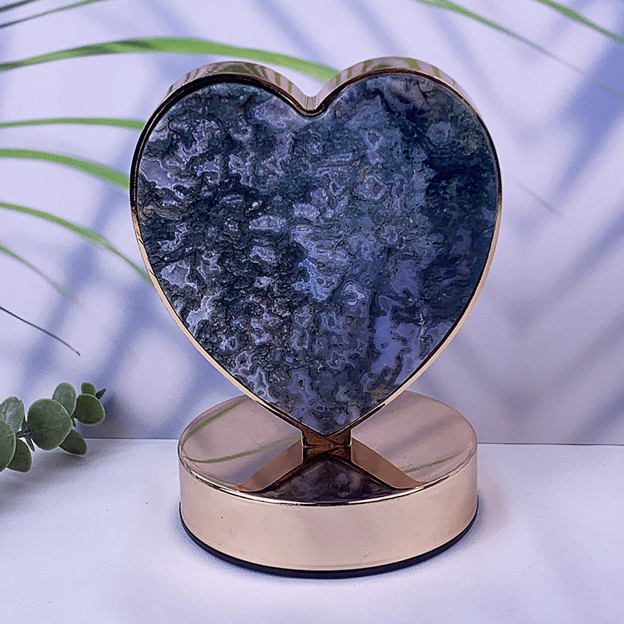 5.5" Creative Carving Crystal heart night light