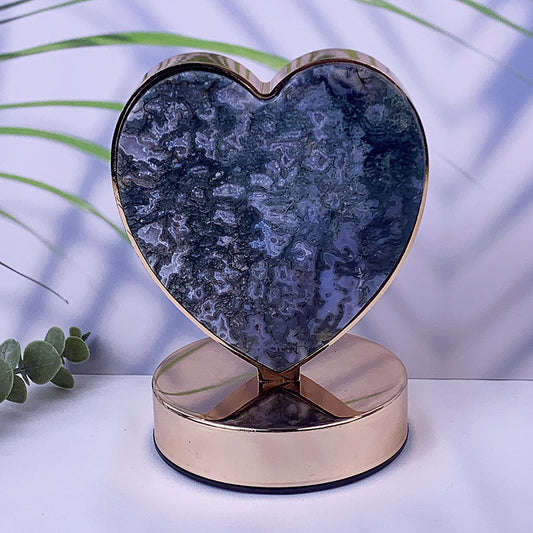 5.5" Creative Carving Crystal heart night light