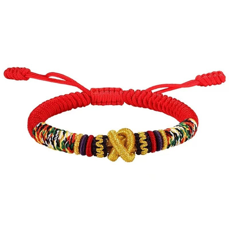 Sunnycrystal Tibetan Buddhism Protective Talisman Red String Bracelet