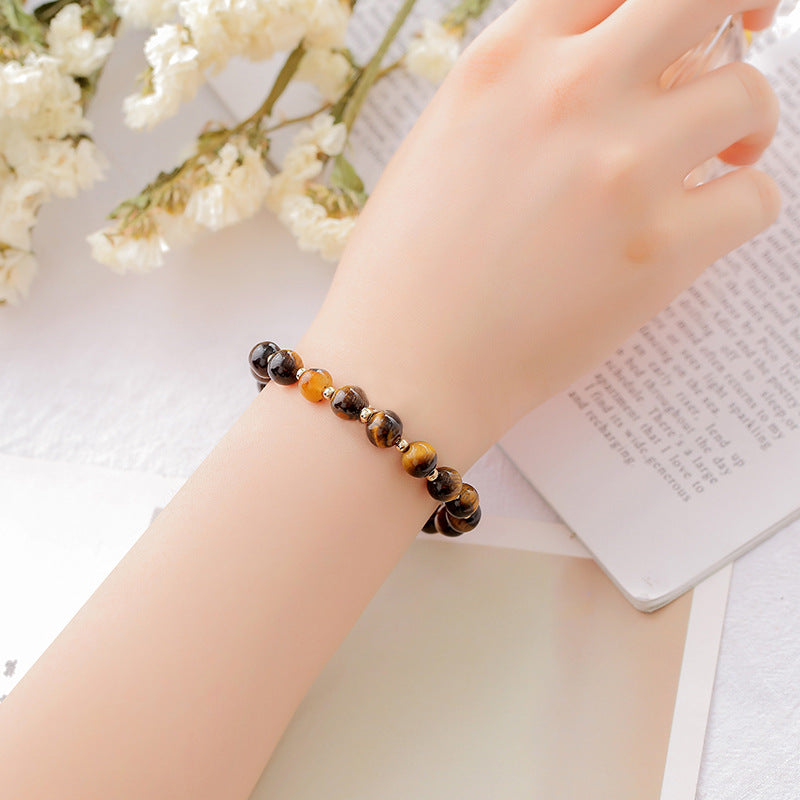 Energy Healing - Handmade Jewelry Women Bracelet Natural Strawberry Quartz Bracelet Gemstone